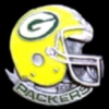 GREEN BAY PACKERS HELMET CAST STYLE PIN