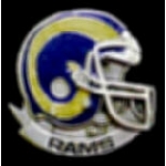 ST LOUIS RAMS HELMET CAST STYLE PIN