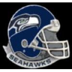 SEATTLE SEAHAWKS HELMET CAST STYLE PIN