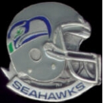 SEATTLE SEAHAWKS HELMET OLD STYLE CAST PIN