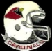 ARIZONA CARDINALS PINS NFL FOOTBALL HELMET CAST PIN UP