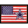 DALLAS COWBOYS PIN USA FLAG COWBOYS PIN