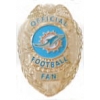 MIAMI DOLPHINS FAN BADGE PIN