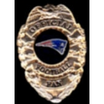 NEW ENGLAND PATRIOTS FAN BADGE PIN