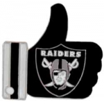 Raiders Pins LA / Oakland / Vegas Thumbs Up Good Luck Raider Nation Pin