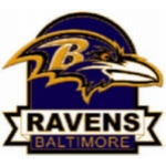 BALTIMORE RAVENS PIN ARCH RAVENS LOGO PIN
