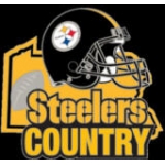 PITTSBURGH STEELERS COUNTRY PIN