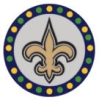 NEW ORLEANS SAINTS CIRCLE COLOR PIN