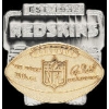 WASHINGTON REDSKINS PIN LARGE EST SILVER AND GOLD PIN