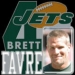 BRETT FAVRE PIN PICTURE NEW YORK JETS NFL FOOTBALL PIN