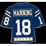 INDIANAPOLIS COLTS PEYTON MANNING JERSEY PIN