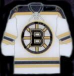 BOSTON BRUINS PIN AWAY WHITE JERSEY