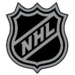 NATIONAL HOCKEY LEAGUE PIN LOGO BLACK SILVER NHL PIN