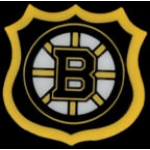 BOSTON BRUINS HOCKEY SHIELD PIN