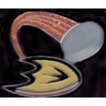 ANAHEIM DUCKS HOCKEY NHL PIN PUCK GLITTER TRAIL PIN