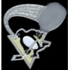 PITTSBURGH PENGUINS PUCK GLITTER TRAIL PIN PITTSBURGH PENGUINS PUCK GLITTER TRAIL PIN