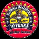 FLORIDA PANTHERS 10 YEAR ANNIVERSARY PIN