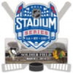 PITTSBURGH PENGUINS VS CHICAGO BLACKHAWKS 2014 STADIUM SERIES NHL PIN