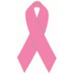 PINK RIBBON PIN BREAST CANCER AWARENESS PIN CUTOUT RIBBON PIN SM