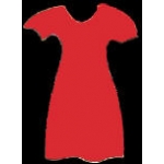 RED DRESS WOMENS HEART DISEASE AWARENESS PIN