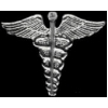 CADEUSES PIN SILVER MEDICAL SMALL CADEUSES LOGO PIN