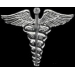 CADEUSES PIN SILVER MEDICAL SMALL CADEUSES LOGO PIN