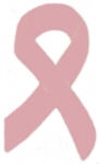 PINK RIBBON PIN BREAST CANCER AWARENESS PIN CUTOUT RIBBON PIN