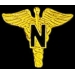 NURSE N CADEUSES GOLD PIN