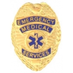 EMS PIN EMERGENCY MEDICAL SERVICES MINI BADGE PIN