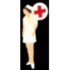 NURSE WITH RED CROSS PIN