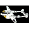 P-38 LIGHTNING AIRPLANE PIN DX