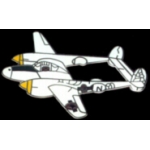 P-38 LIGHTNING AIRPLANE PIN DX