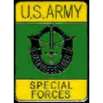 US ARMY SPECIAL FORCES LOGO SQUARE PIN