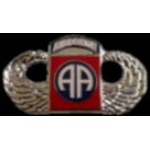 US ARMY 82ND AIRBORNE JUMP WING MINIWING UP PIN