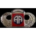 US ARMY 82ND AIRBORNE JUMP WING MINIWING UP PIN