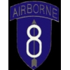 US ARMY 8TH AIRBORNE PIN