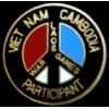VIETNAM CAMBODIA LAOS WAR GAMES PARTICIPANT PIN
