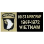 US ARMY 101ST AIRBORNE DIVISION SCREAMIN EAGLES VIETNAM PIN