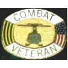 VIETNAM VETERAN COMBAT VETERAN HELICOPTER PIN