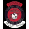 USMC MARINE CORPS PINS OPERATION DESERT SHIELD PIN 