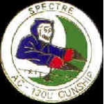 SPECTRE GUNSHIP AC 130U LOGO PIN