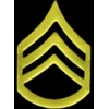 STAFF SERGEANT E-6 CHEVRONS GOLD PIN STAFF SERGEANT E-6 CHEVRONS GOLD PIN