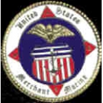 UNITED STATES MERCHANT MARINE PIN ROUND INSIGNIA  PIN