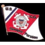 USCG PINS US COAST GUARD FLAG PIN