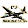 U-2 DRAGON LADY USAF SPYPLANE AIRPLANE U2 PRESENTATION PIN