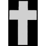 CHRISTIAN CHAPLAINS CROSS SILVER TONE RELIGION PIN