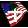 USA MILITARY HONOR FLAG PIN