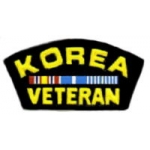 KOREAN WAR VETERAN PIN WITH SERVICE BARS PIN
