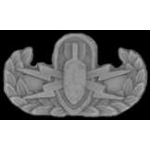 US MILITARY EOD PIN EXPLOSIVE ORDANCE DISPOSAL BASIC BADGE PIN