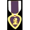 U S MILITARY PURPLE HEART MINI MEDAL PIN